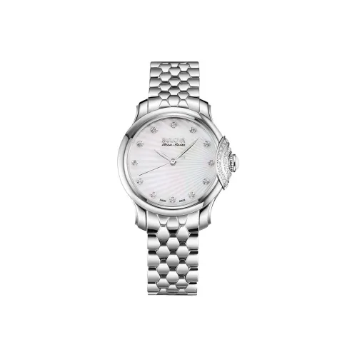 BULOVA Classic Ladies' Collection Женские часы Кварцевый механизм 34 мм Белый циферблат Часы 63R147