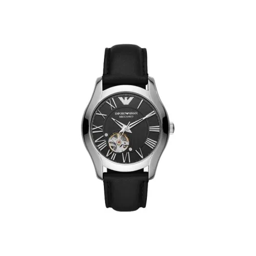 EMPORIO ARMANI Автоматический Механический Механизм Мужские Часы 43 мм Черный