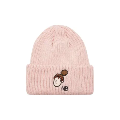 New Balance Акриловая Шапка-Бини Розовая Унисекс