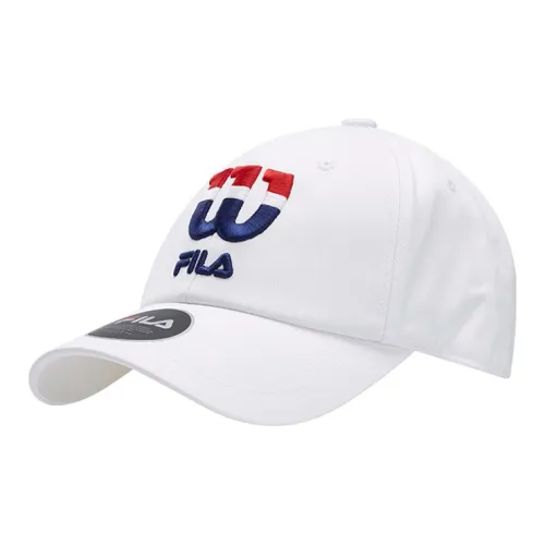 FILA Хлопок Бейсболка Белая Унисекс