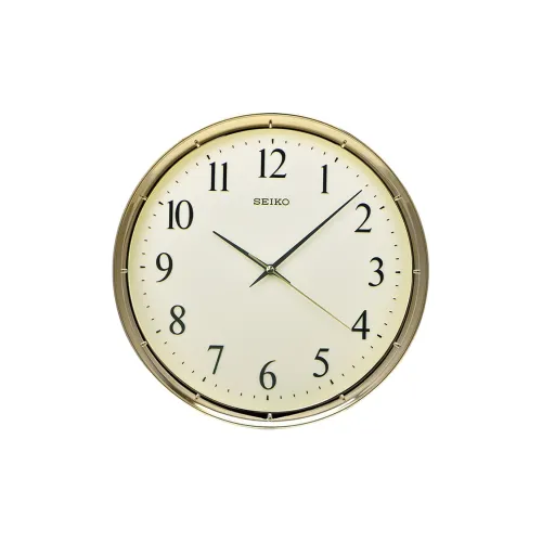 SEIKO Кварцевый механизм, унисекс, настенные часы, золотой