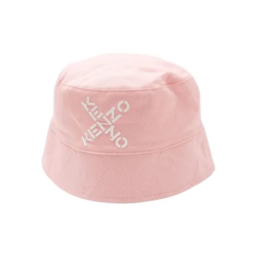 KENZO Cotton Bucket Hats Розовый Kids