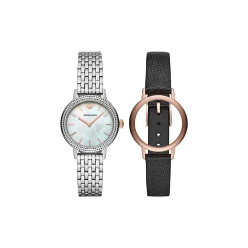 EMPORIO ARMANI Кварцевый механизм Женские часы Белый