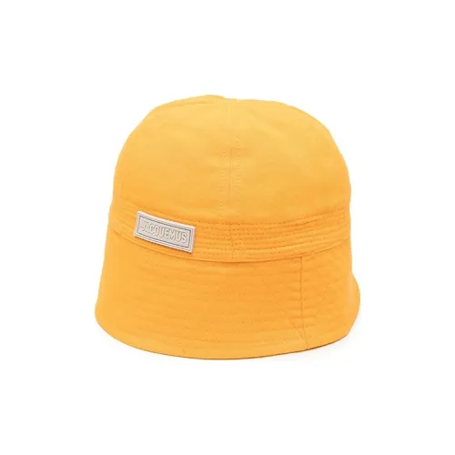 Jacquemus Cotton Bucket Hats Апельсин Унисекс