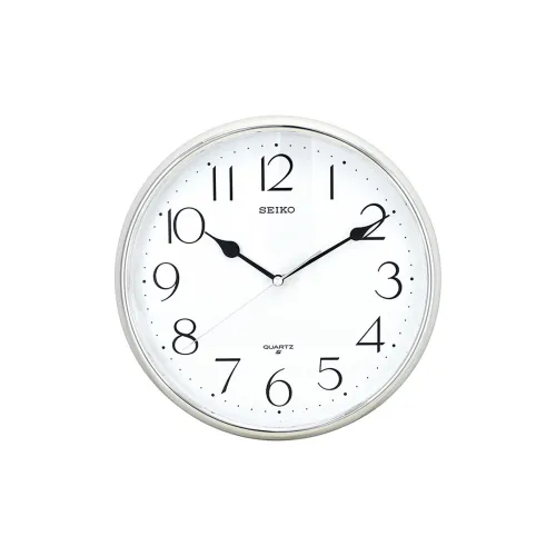 SEIKO Кварцевый механизм пластиковый корпус стенные часы унисекс белый QXA001S