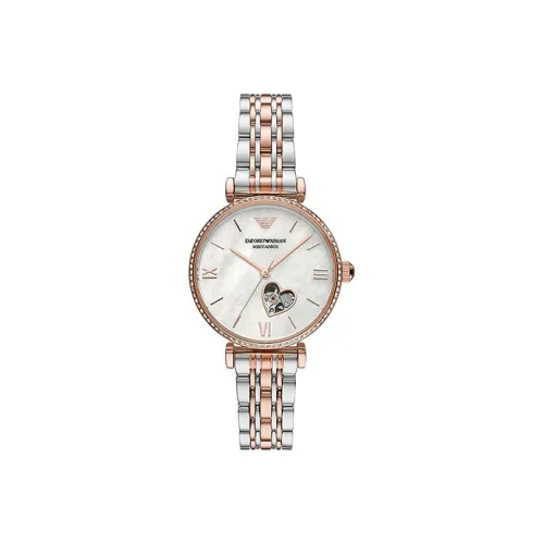 EMPORIO ARMANI Механические часы Movement Женская коллекция Gypsophila, 34 мм, белые