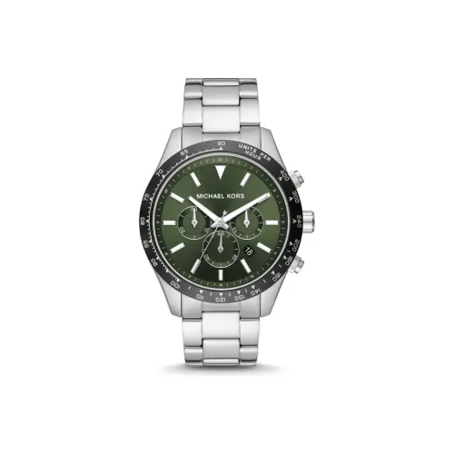 MICHAEL KORS Кварцевый механизм Мужские часы LAYTON 44 мм Зеленые