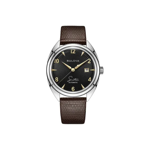 BULOVA Механический механизм Мужские часы Frank. Sinatra Collection Черные