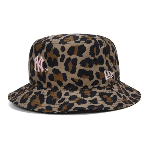 New Era Cotton Bucket Hats Леопардовый принт Унисекс