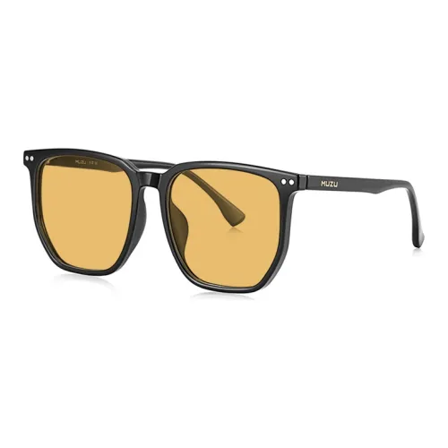 MUZU TR Памятный пластик Нерегулярная форма Солнцезащитные очки Унисекс