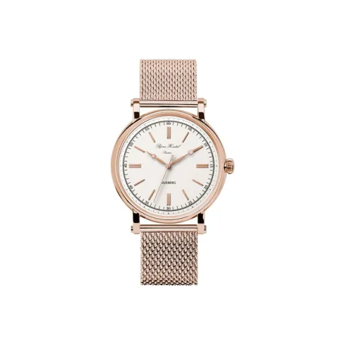 BJORN HENDAL Кварцевый механизм Мужские часы 44mm*44mm*12,3mm Белый