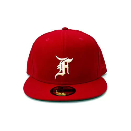 Fear Of God Essentials Смесовая шерсть Кепки Унисекс Красный