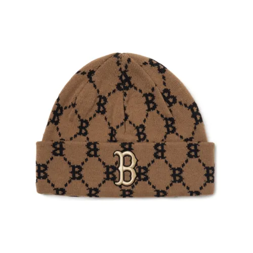 Шапки-бини MLB Base Logo Акрил Унисекс Коричневый