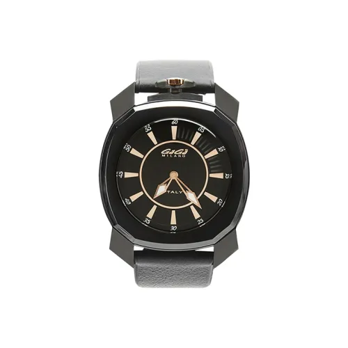 GAGA Frame_One Collection Мужские часы Кварцевый механизм Тканевый ремешок Черный циферблат Мужские часы 7052I.CM0105