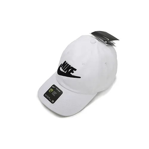 Nike Хлопковые кепки унисекс белые