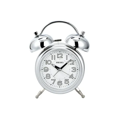 SEIKO Кварцевый механизм Смола Будильник Унисекс Белый QHK051S