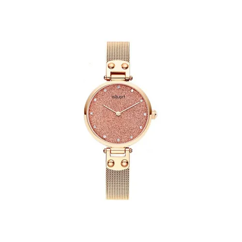 A.b.art Кварцевый Movement Женские Скандинавский Maidenhair GF В избранном Часы 28mm*10mm*7,25mm Розовый