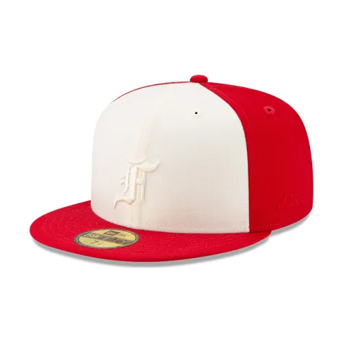 New Era Шерсть Бейсболка Красная Унисекс