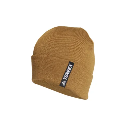 Adidas Хлопок Шапка-бини Светло-янтарного цвета Унисекс