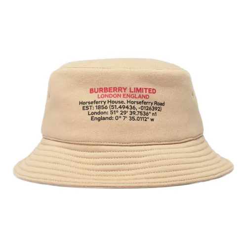 Burberry Цвет холста Шляпа ведра Хаки Унисекс