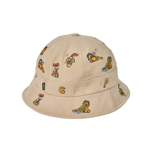 Дворцовый Cotton Bucket Hats Бежевый Унисекс