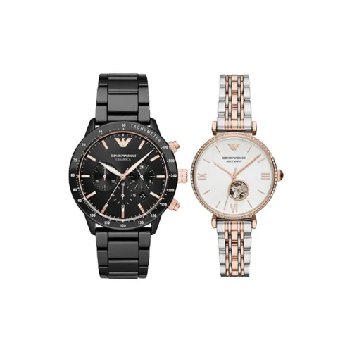 EMPORIO ARMANI Механические часы Movement унисекс, 46 мм, черный