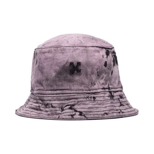 Off Белый Cotton Bucket Hats Унисекс