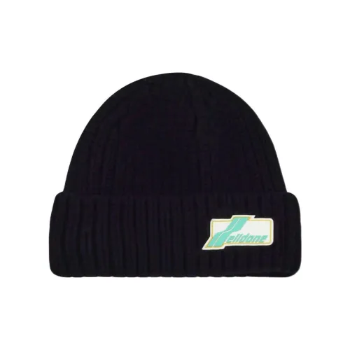 WE11DONE Шерстяные шапки-бини Черный Унисекс