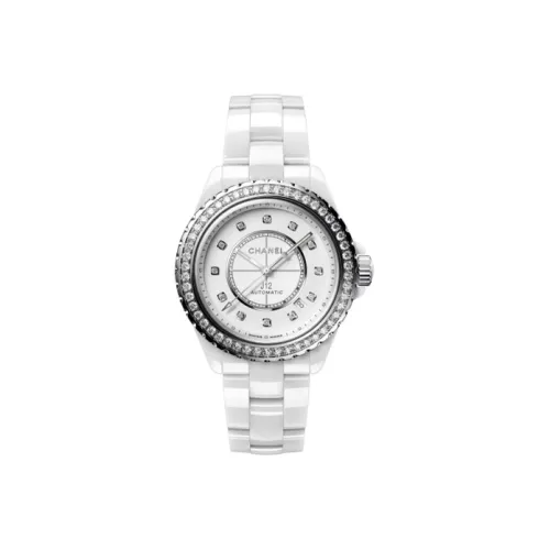 CHANEL Автоматический Механический Movement Женские J12 Часы 38 мм Белые