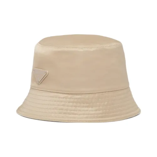 PRADA Нейлоновая шляпа-ведро Пустынно-желтая Унисекс