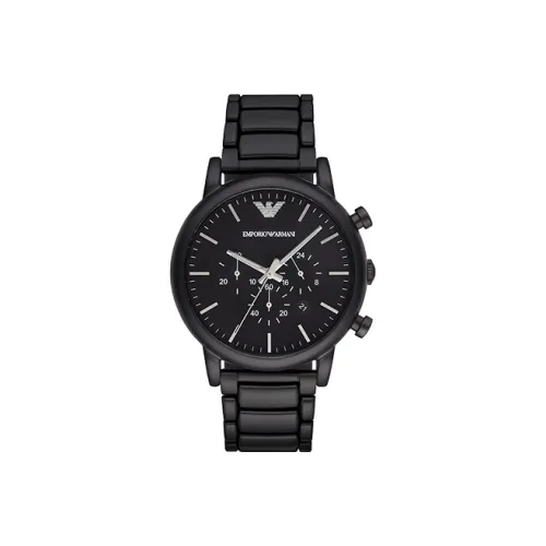 EMPORIO ARMANI Кварцевый механизм Мужские Часы Darth Vader Collection 43 мм Черные