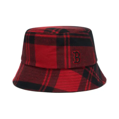 Бейсбольные кепки из хлопка с логотипом MLB унисекс красный