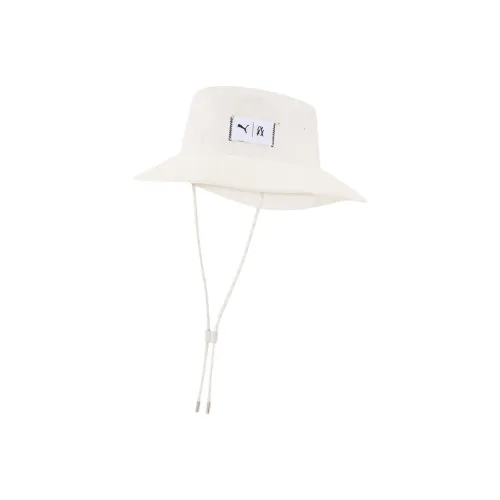PUMA Cotton Bucket Hats Белый Унисекс