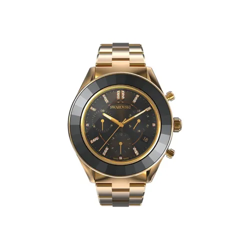 Swarovski Octea Lux Sport Collection Кварцевые часы Металлический ремешок Черный циферблат Унисекс 5610478