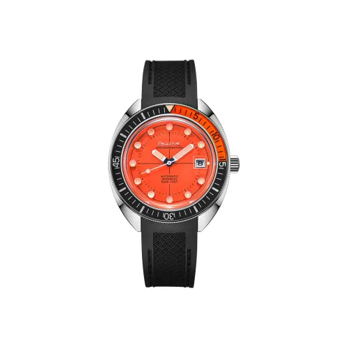 BULOVA Наручные часы Механический механизм ПУ (полиуретан) Ремешок Апельсин Циферблат часов Мужские часы