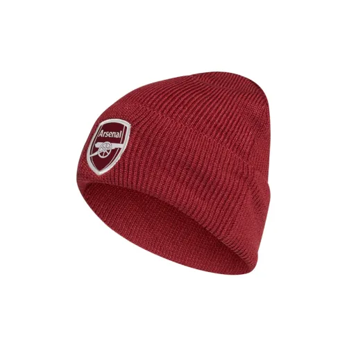 Adidas Акриловые шапки-бини унисекс бордового цвета
