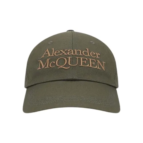 Alexander McQueen Хлопок Бейсболка Зеленая Унисекс
