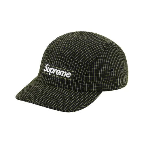 Supreme Вискоза Кепки Унисекс Желтый Черный Красный Светло-Зеленый Розовый