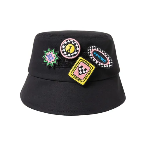 KEYONE Cotton Bucket Hats Черные Женские