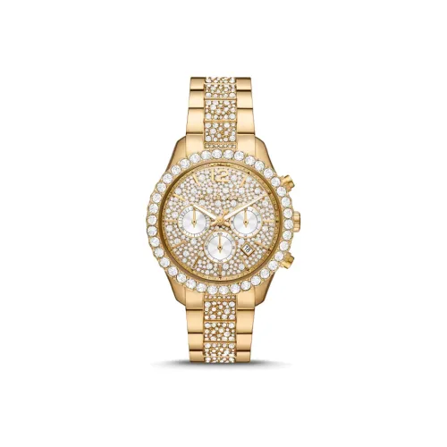 Michael Kors Кварцевый Movement Женские Часы LAYTON 42 мм Золотые