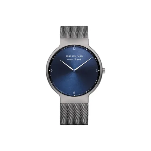 Bering Свет Перезарядный Кварцевый Механизм Мужские Часы Синий
