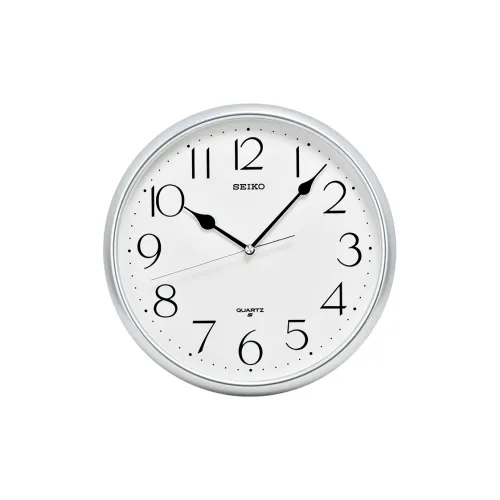 SEIKO Кварцевый механизм Полиэстер Пластик Оболочка Стена Часы Унисекс Белый QXA747S