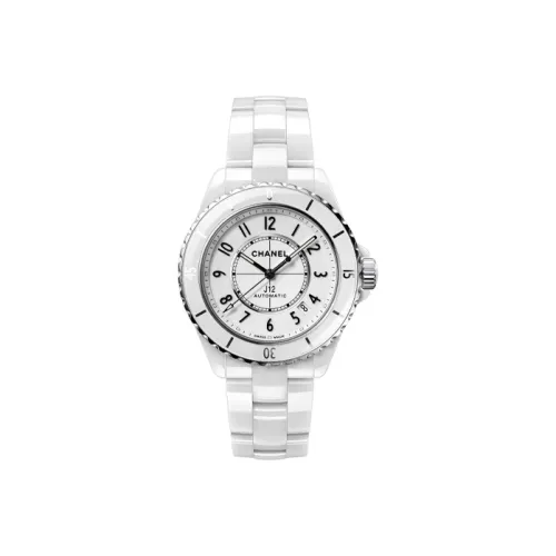 CHANEL Автоматический Механический Механизм Мужские Часы J12 38 мм Белые