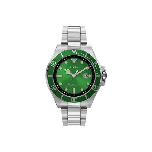 TIMEX Кварцевый механизм Мужские часы 43 мм Зеленый