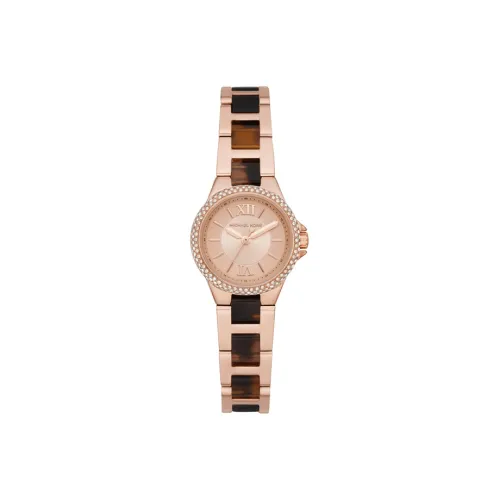 MICHAEL KORS Camille Collection Women's Watch Кварцевый механизм ремешок из нержавеющей стали золотистый циферблат модель MK6866