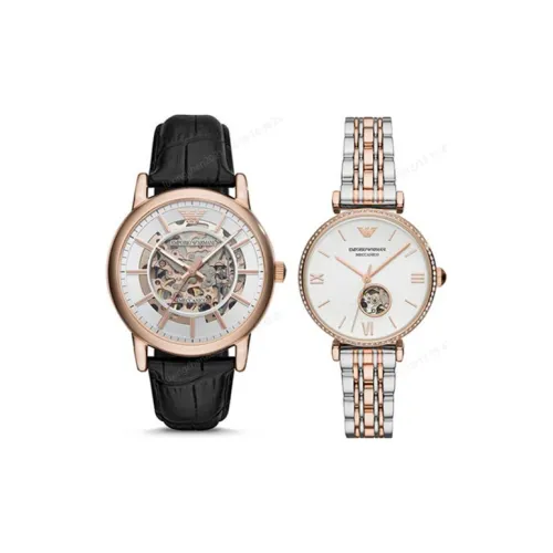 EMPORIO ARMANI Механические часы Movement унисекс Machine Watch 43 мм Белый