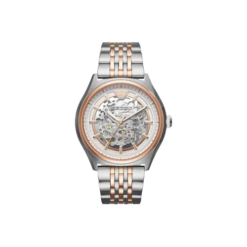 EMPORIO ARMANI Автоматический механический механизм Мужские часы 43mm*14mm Кофе