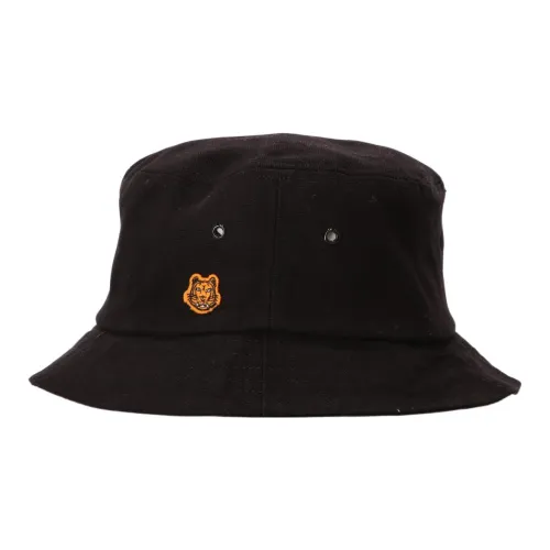 KENZO Cotton Bucket Hats Черный Унисекс