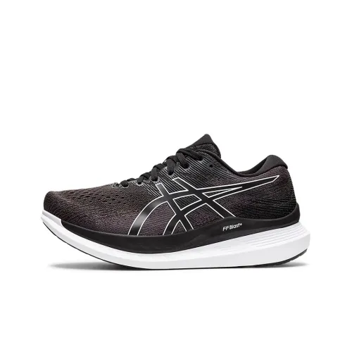 Asics Glideride 3 Устойчивые к истиранию Низкие Беговые кроссовки Женские Черные