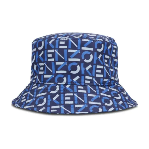 KENZO Полиэстер Шляпа ведра Синяя Женская